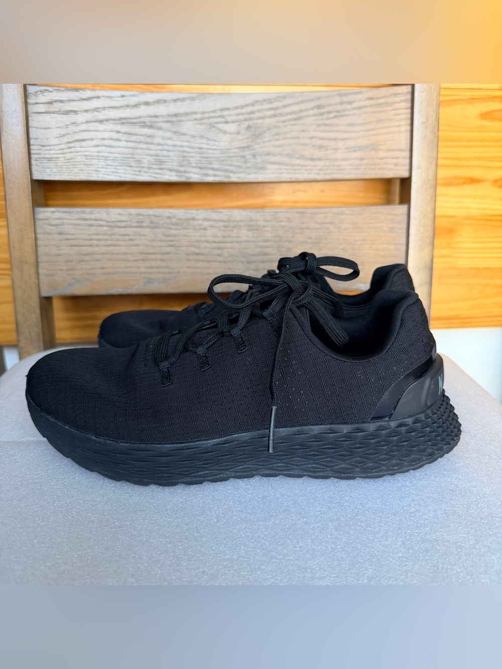 Nobull unisex Allday 365 (Ripstop) shoes M7.5 and W9 black - Picture 3 of 9